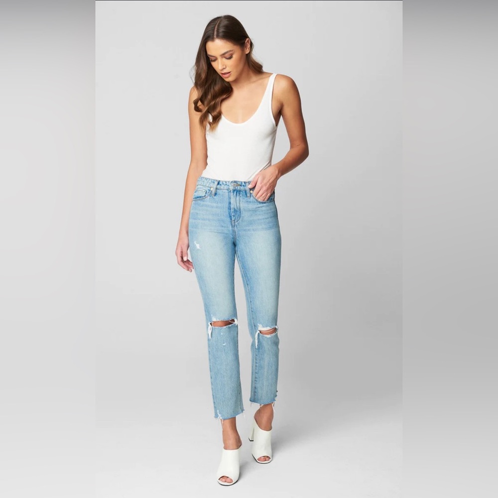 BlankNYC Madison High Rise Crop Jeans Size 25